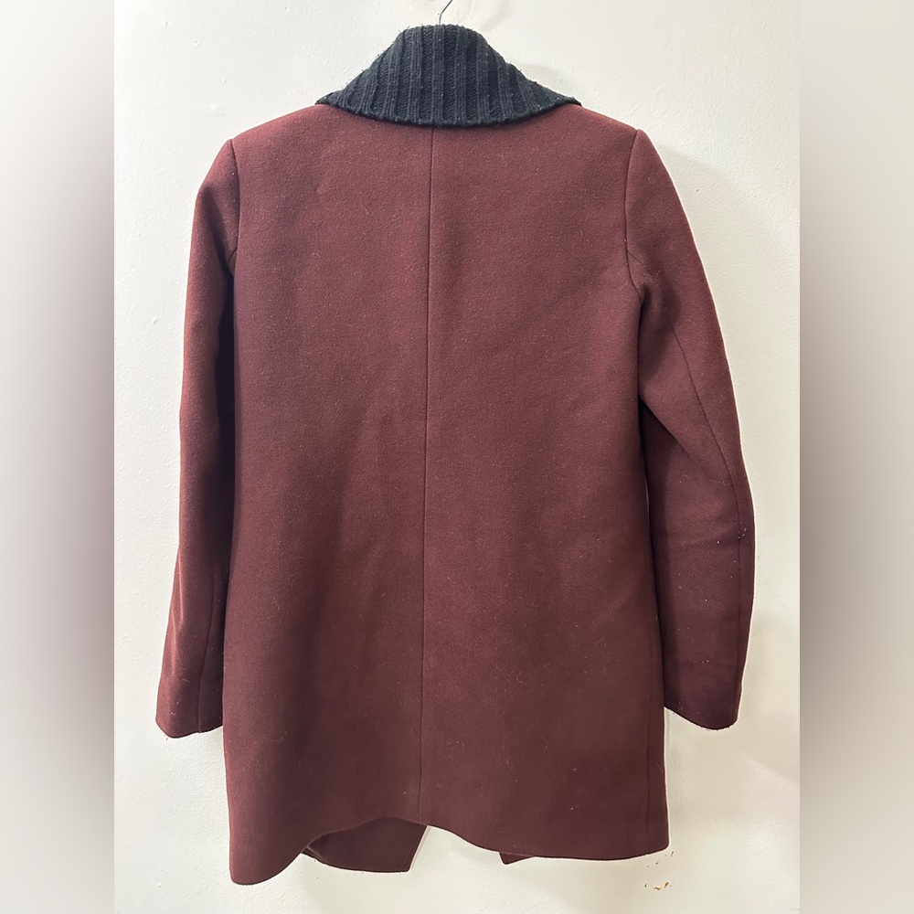 THEORY Trench Coat Knit Collar Retail $765 SIZE PETITE TINY PETITE Stars Hollow - Picture 7 of 7
